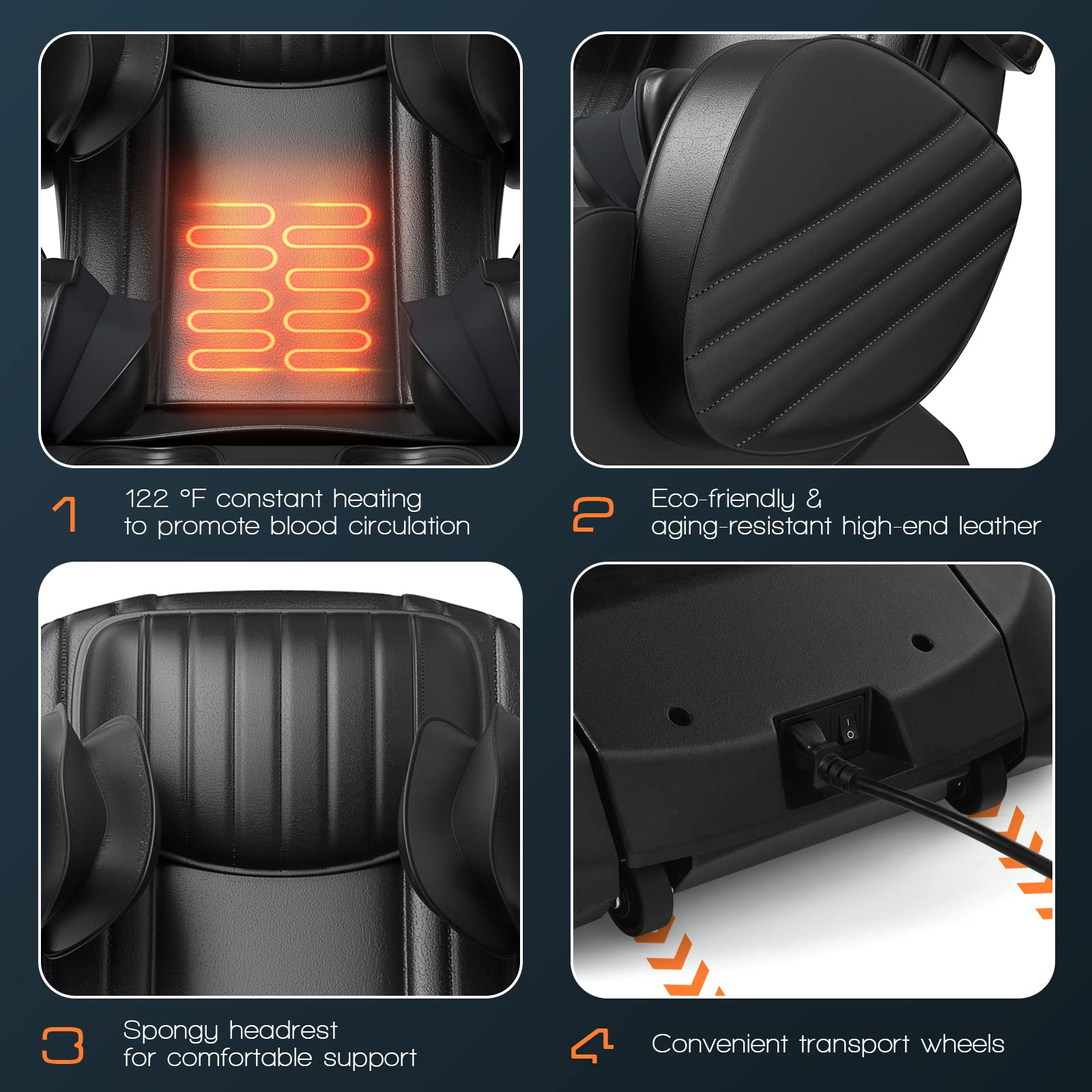 Giantex Full Body Massage Chair, Electric Shiatsu Recliner
