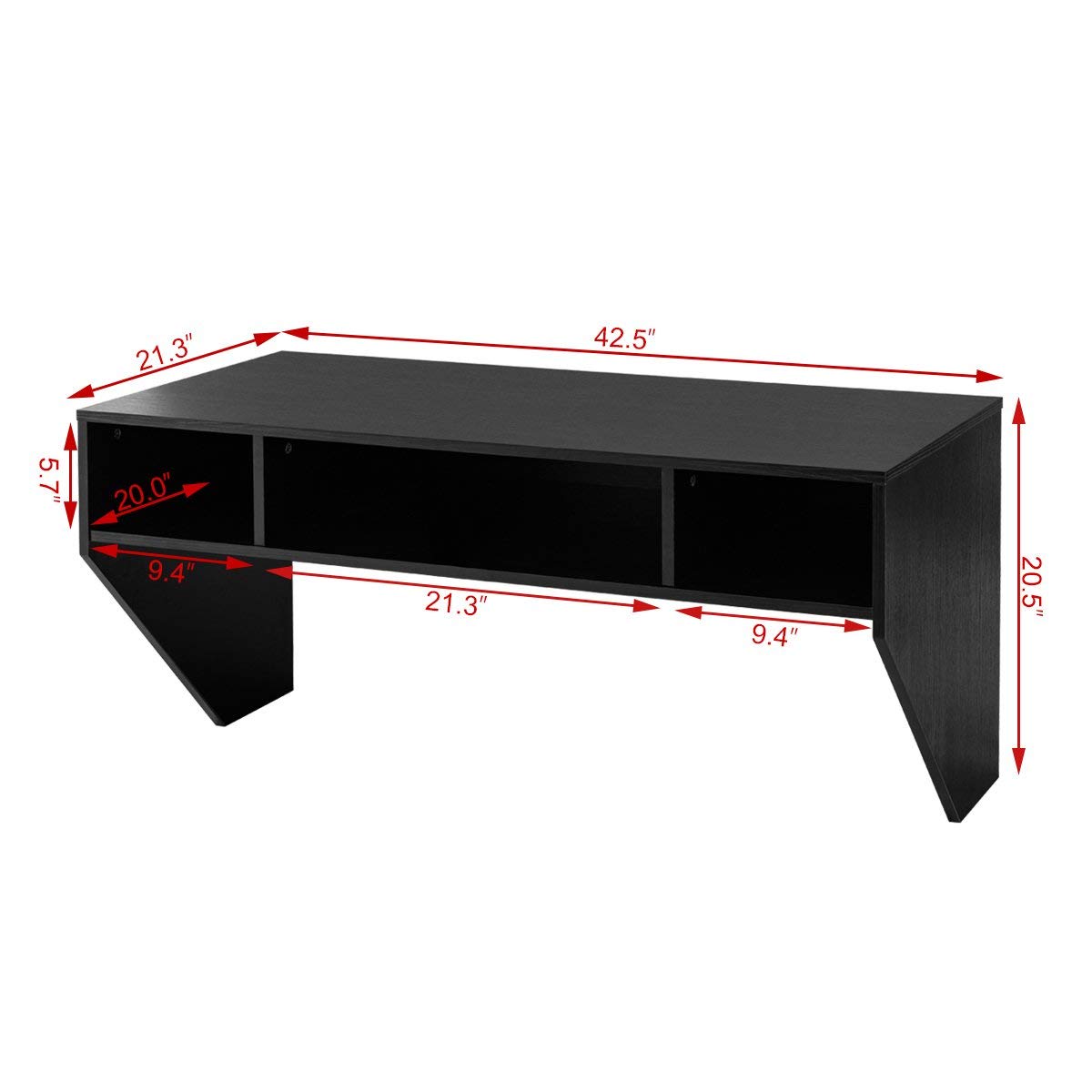 Giantex Wall Mounted Desk Floating Computer Desk