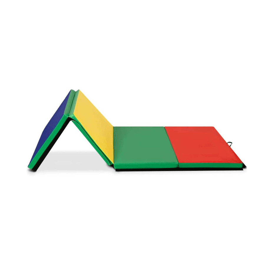 4'x10'x2'' Gymnastics Mat, Anti-Tear Folding Gymnastics Exercise Mats - Giantexus