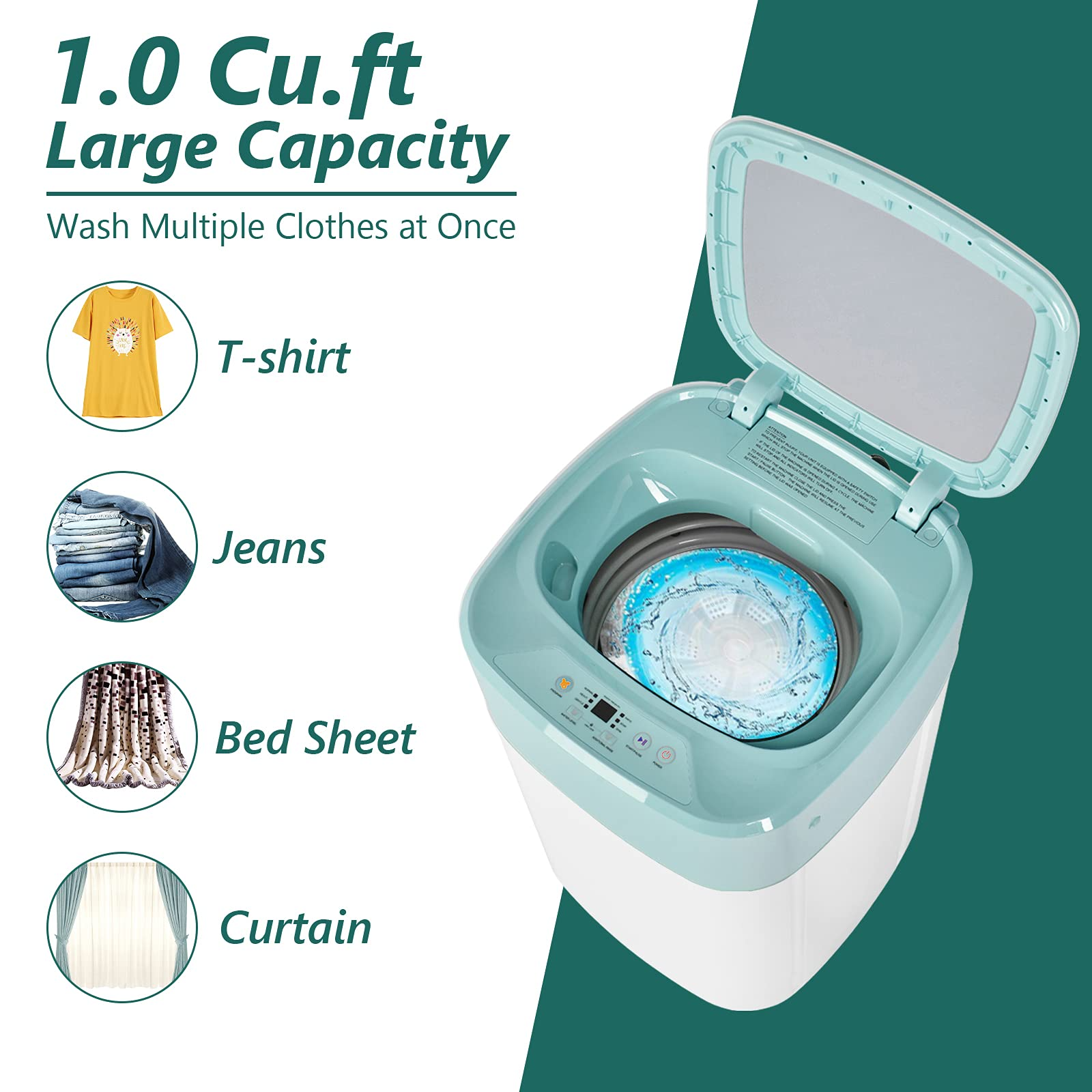 Portable Baby Laundry Washer and Dryer Combo