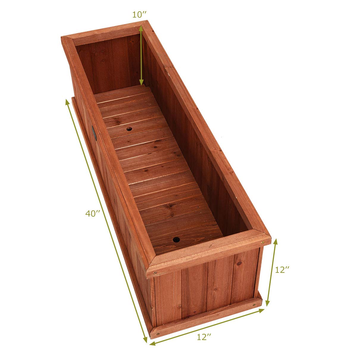 Raised Garden Flower or Vegetable Planter - Giantex
