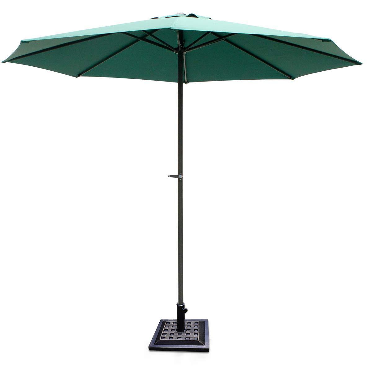 Giantex 30lbs Patio Market Umbrella Base, Classic Square, 17.5"X 17.5" - Giantexus