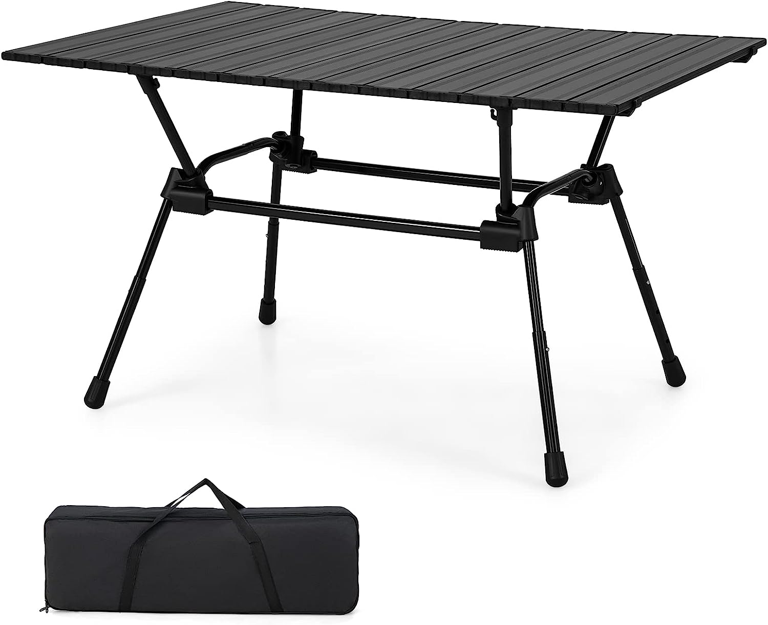 Giantex Folding Camping Table, Heavy-Duty Outdoor Folding Table w/Carry Bag