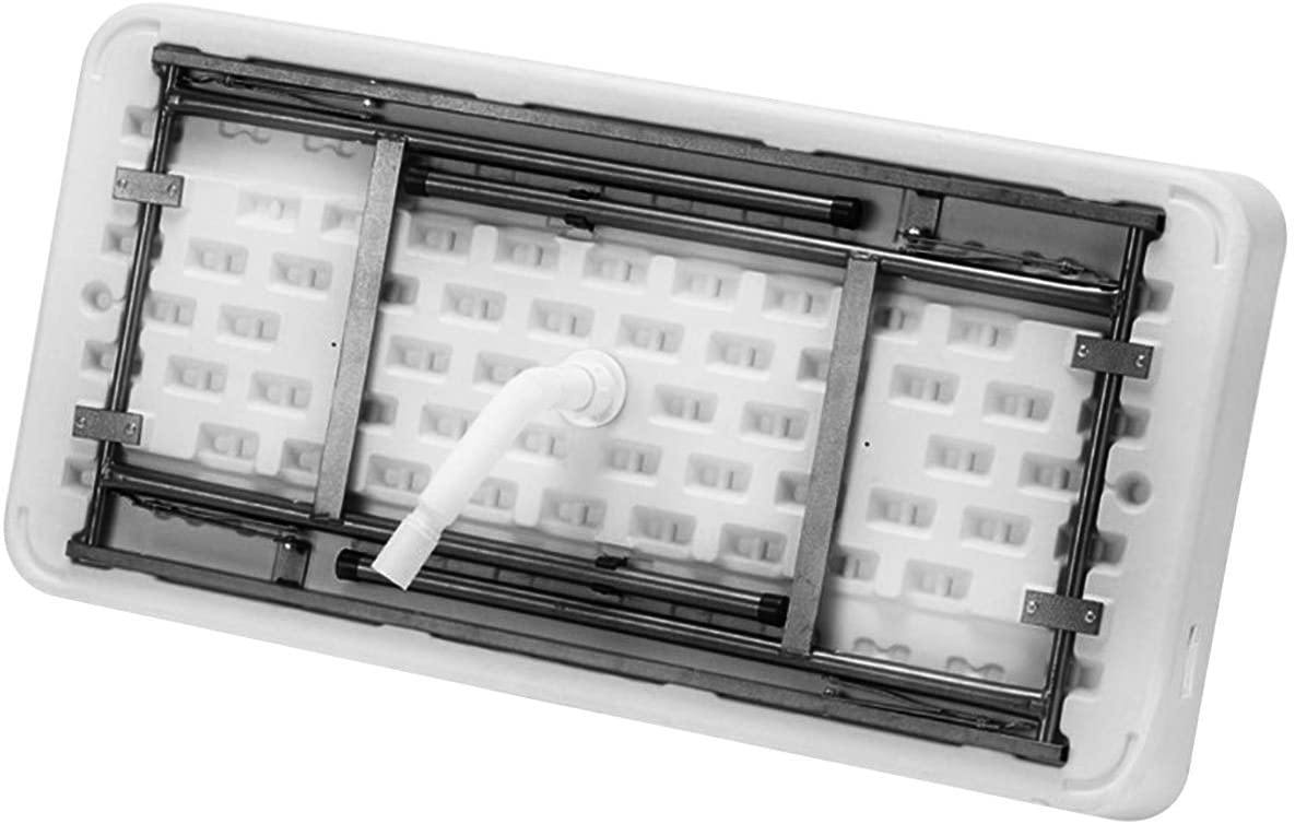 Giantex 4 Foot Ice Cooler Table w/ Matching Skirt and Drain Plug, Foldable Buffet Cold Food Keeper for Party - Giantexus
