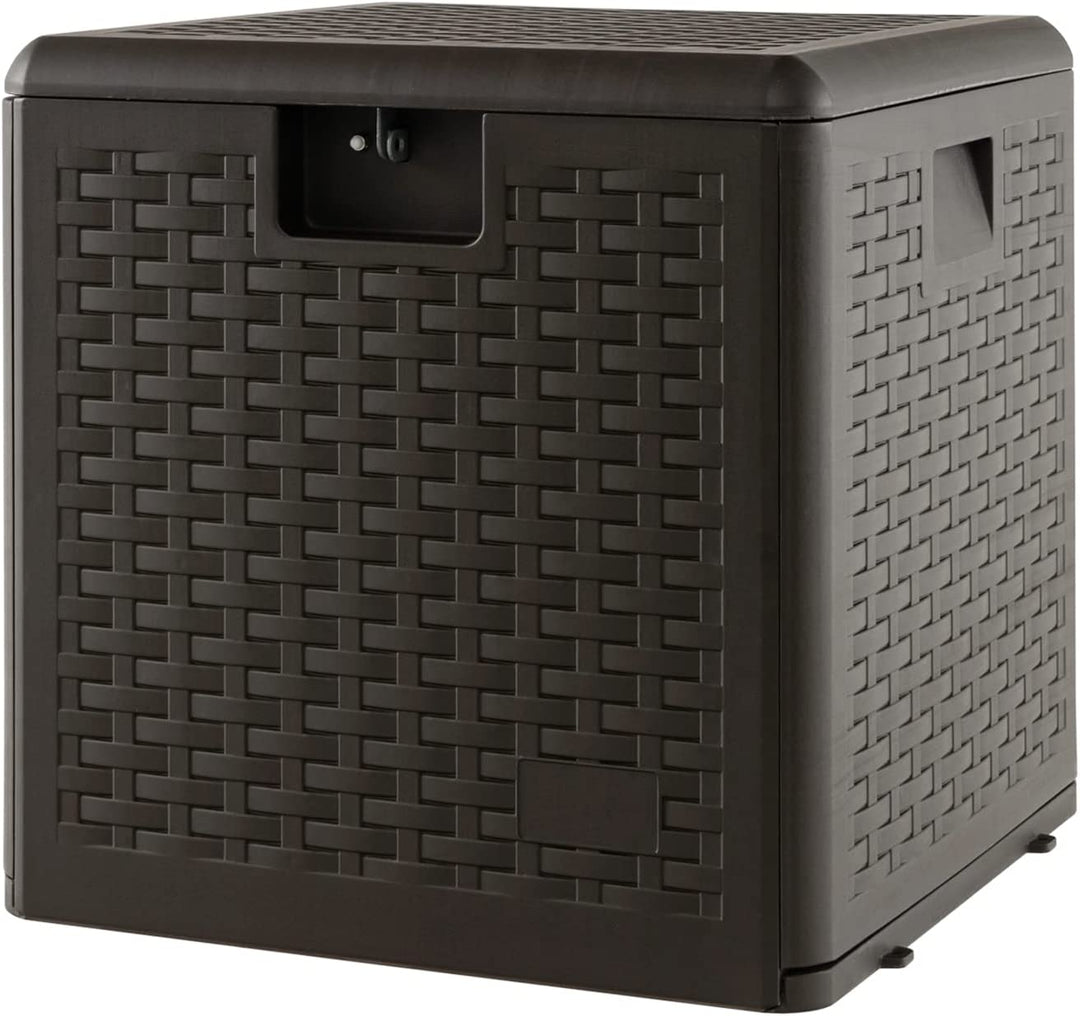 Giantex Patio Deck Box - Outdoor Storage Bin with Flip Lid, Lock Hole, 31-130 Gallons