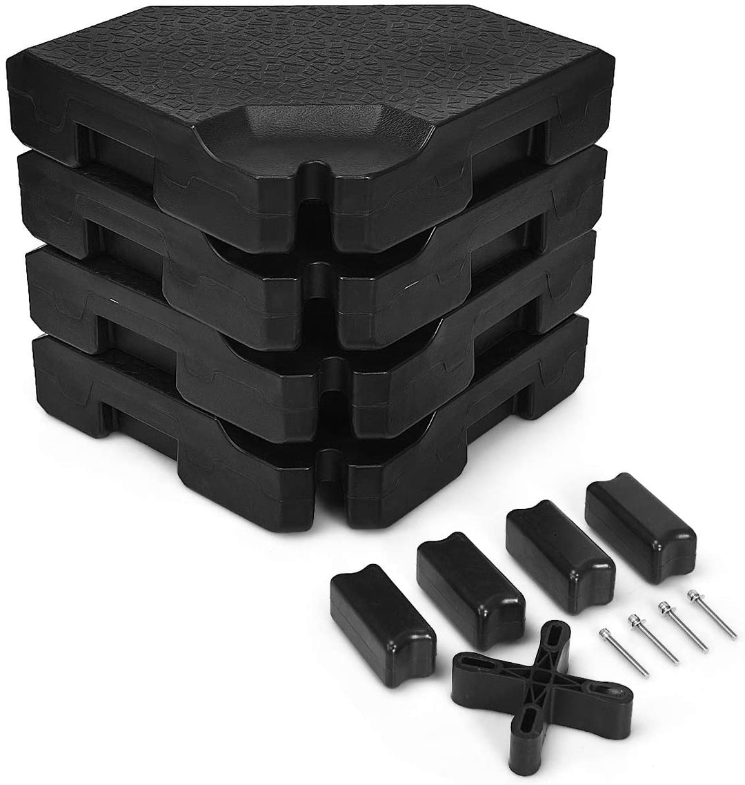 4PCS 350 lbs Offset Patio Umbrella Base - Giantexus