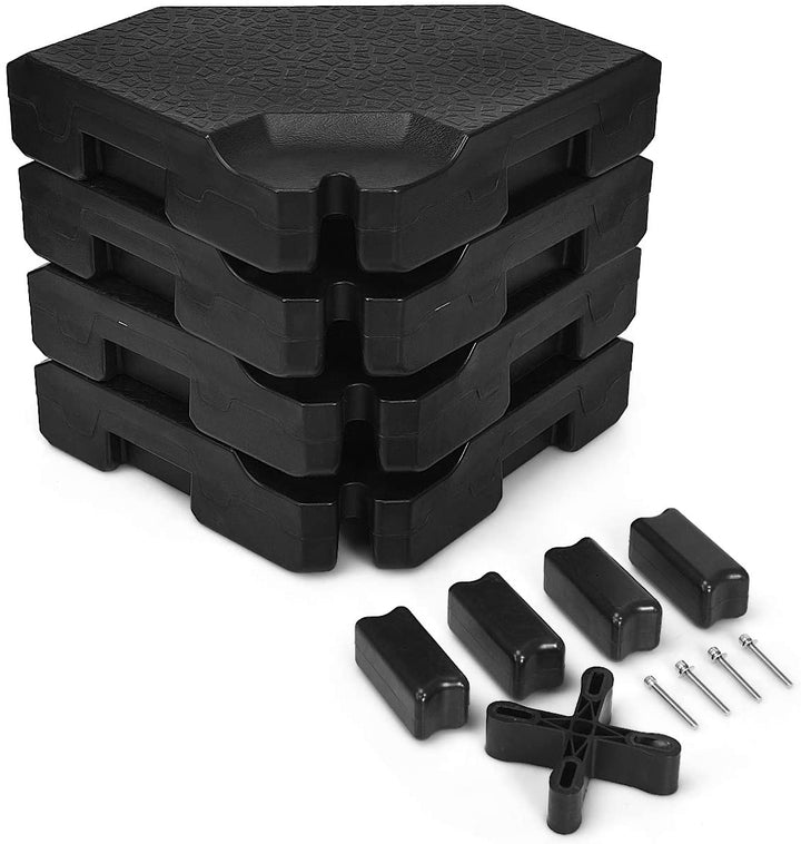 4PCS 350 lbs Offset Patio Umbrella Base - Giantexus