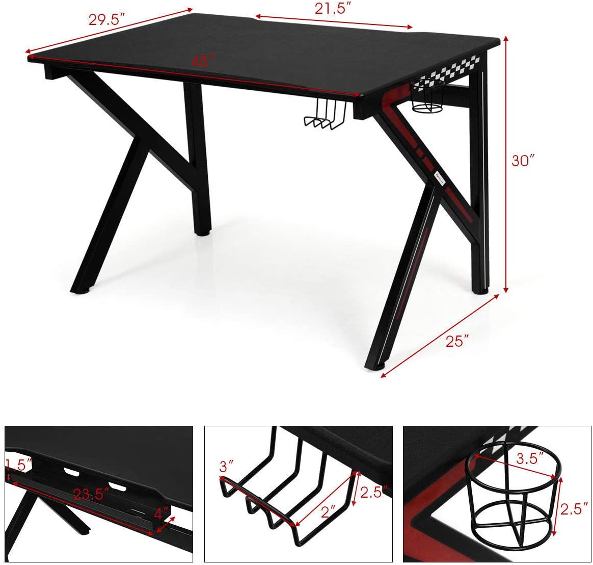 Gaming Desk, E-Sports Computer Desk Table