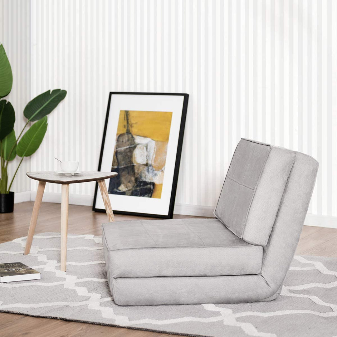 5-Position Adjustable Convertible Flip Chair - Giantexus