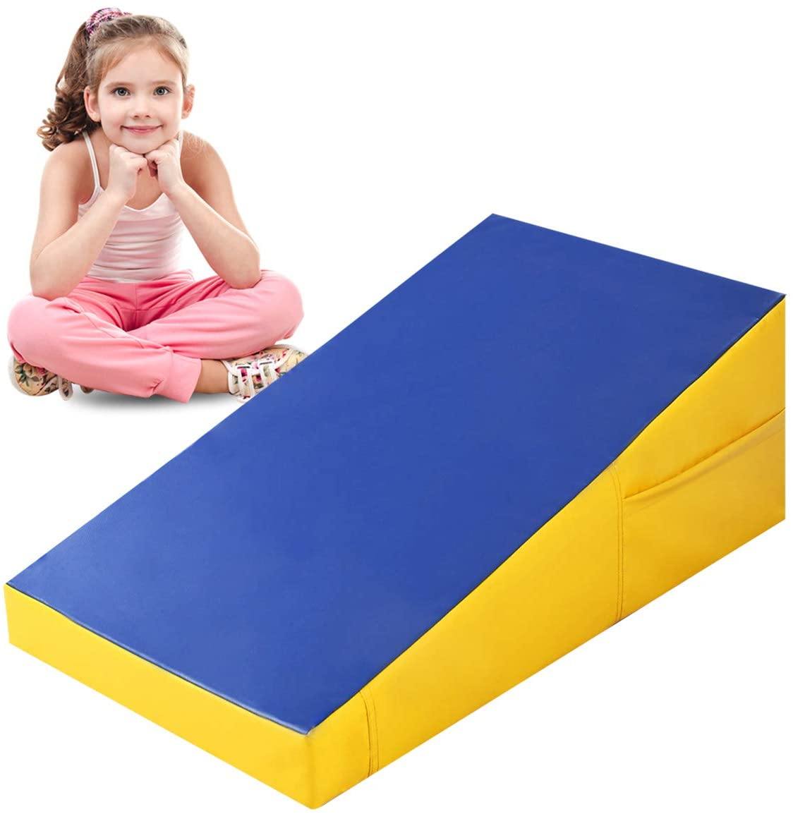 Incline Gymnastic Mat Wedge Shape Gymnastic Tumbling Mat - Giantexus