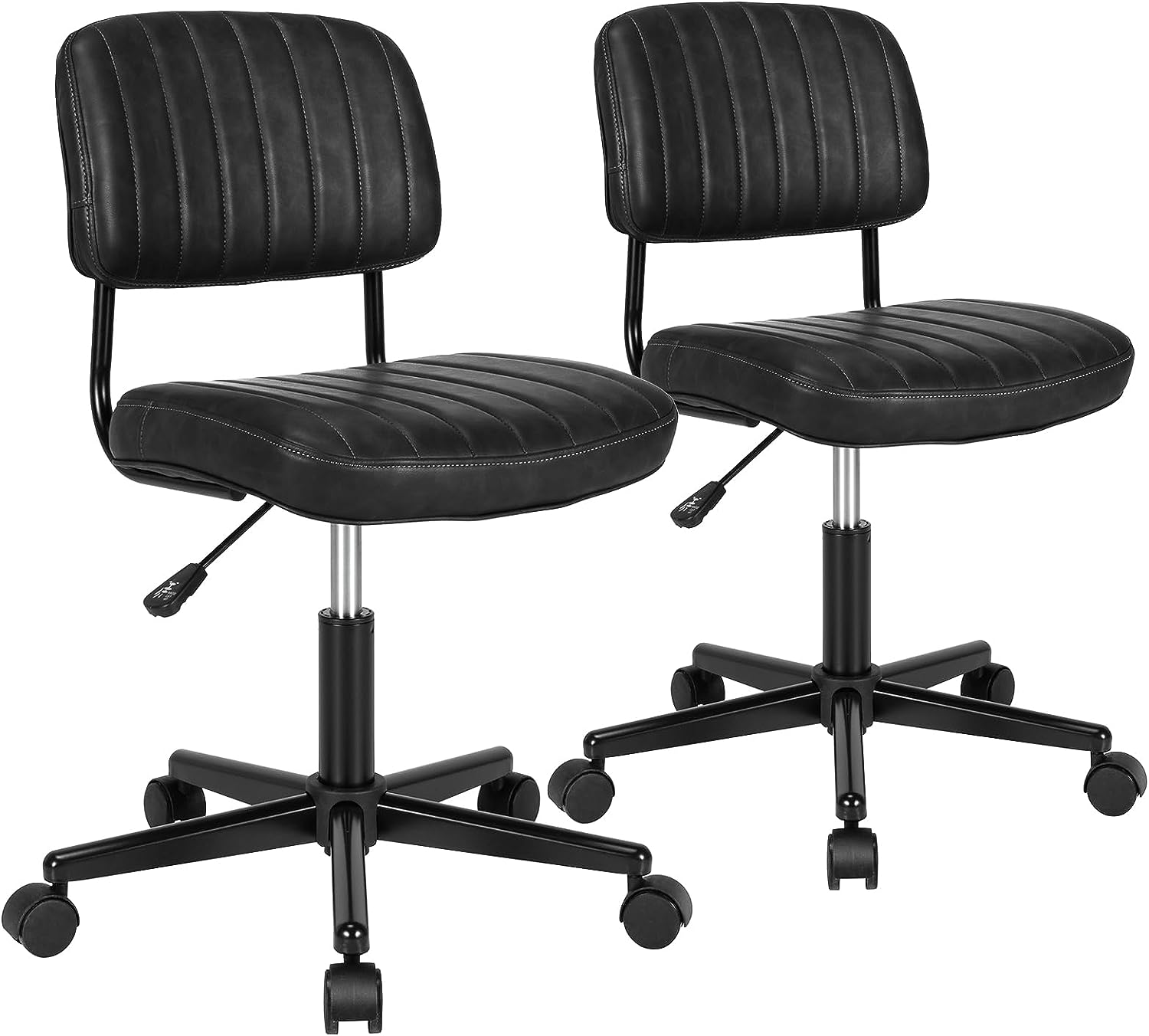 Retro Swivel Rolling Task Chair - Giantex