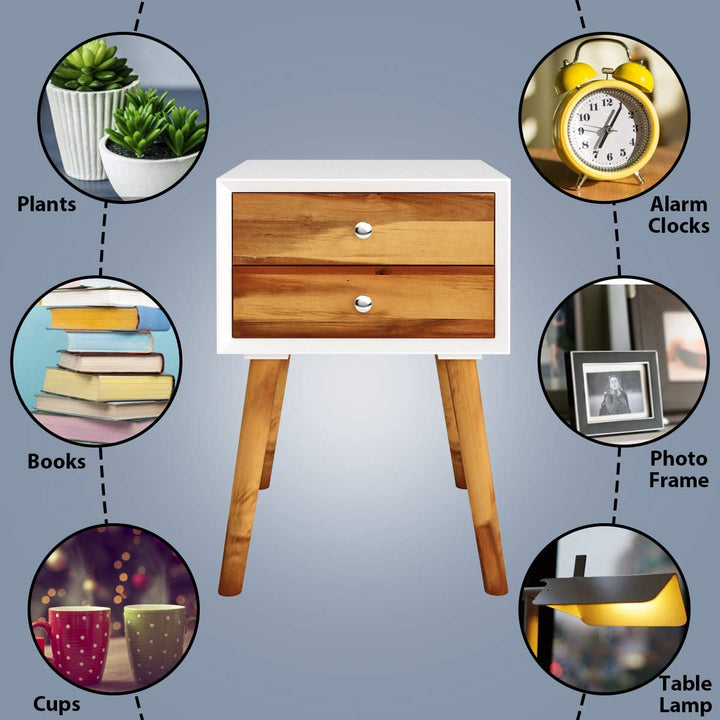 Multipurpose for Bedroom, Living Room Home Furniture Nightstand