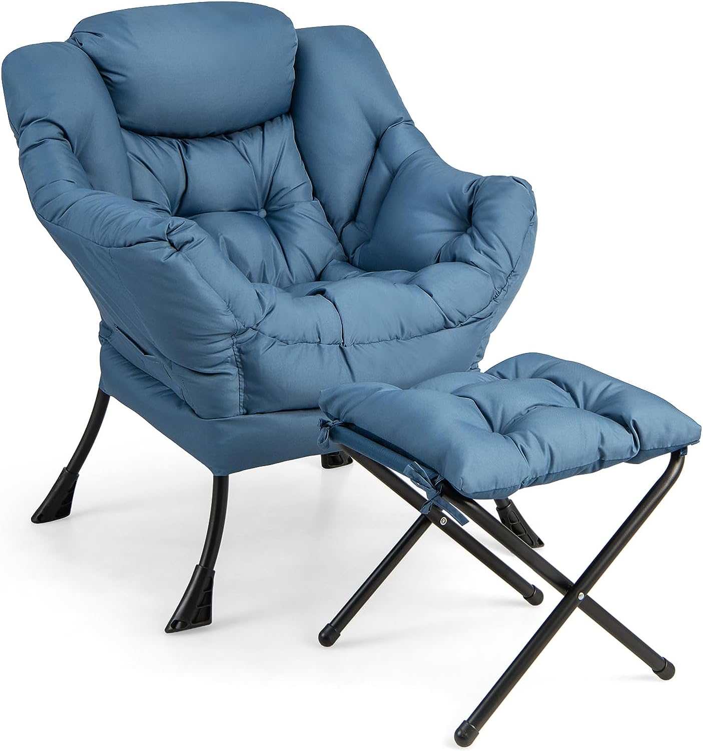 Modern Lazy Chair, Accent Contemporary Lounge Chair - Giantex