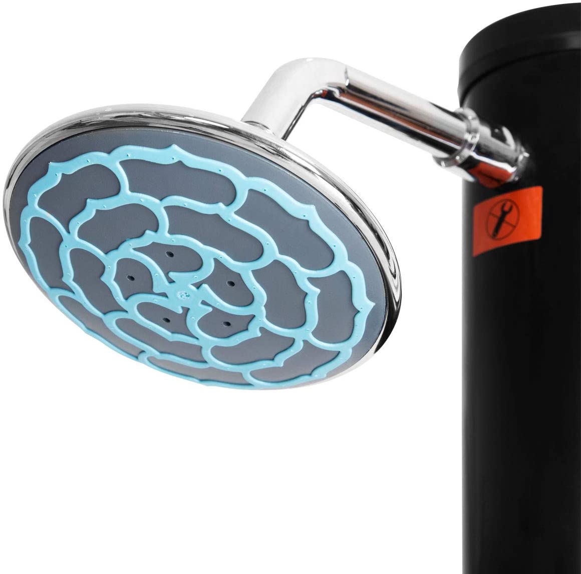 7.2Ft 2-Section Solar Heated Shower with Shower Head - Giantexus