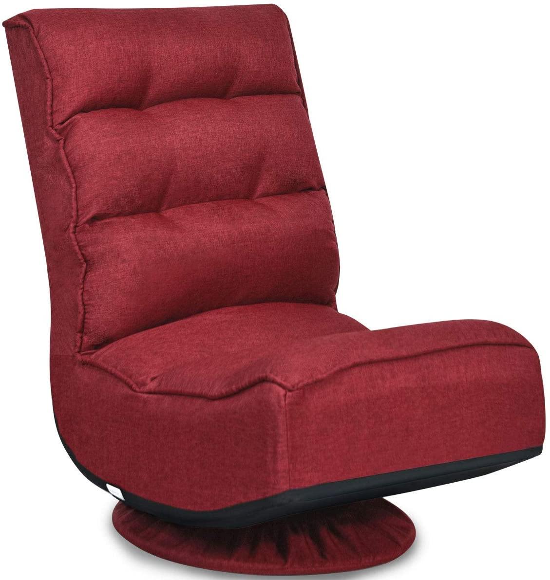360 Degree Swivel Floor Chair, Lazy Sofa Lounge Chair - Giantexus