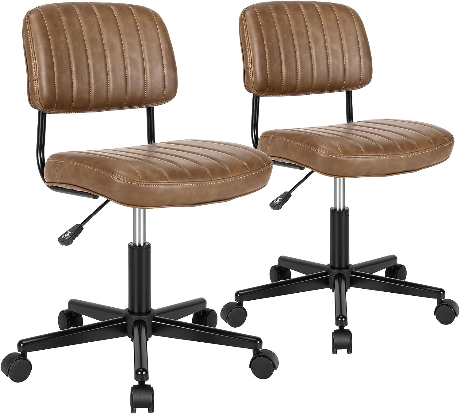 Retro Swivel Rolling Task Chair - Giantex