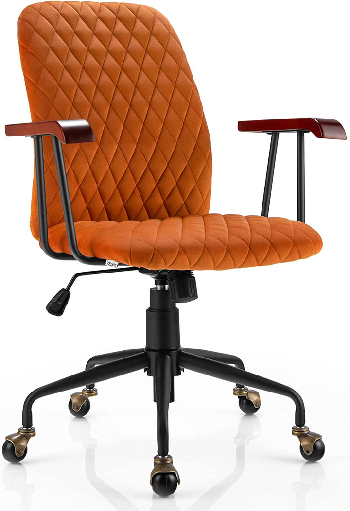 Giantex Velvet Home Office Desk Chair