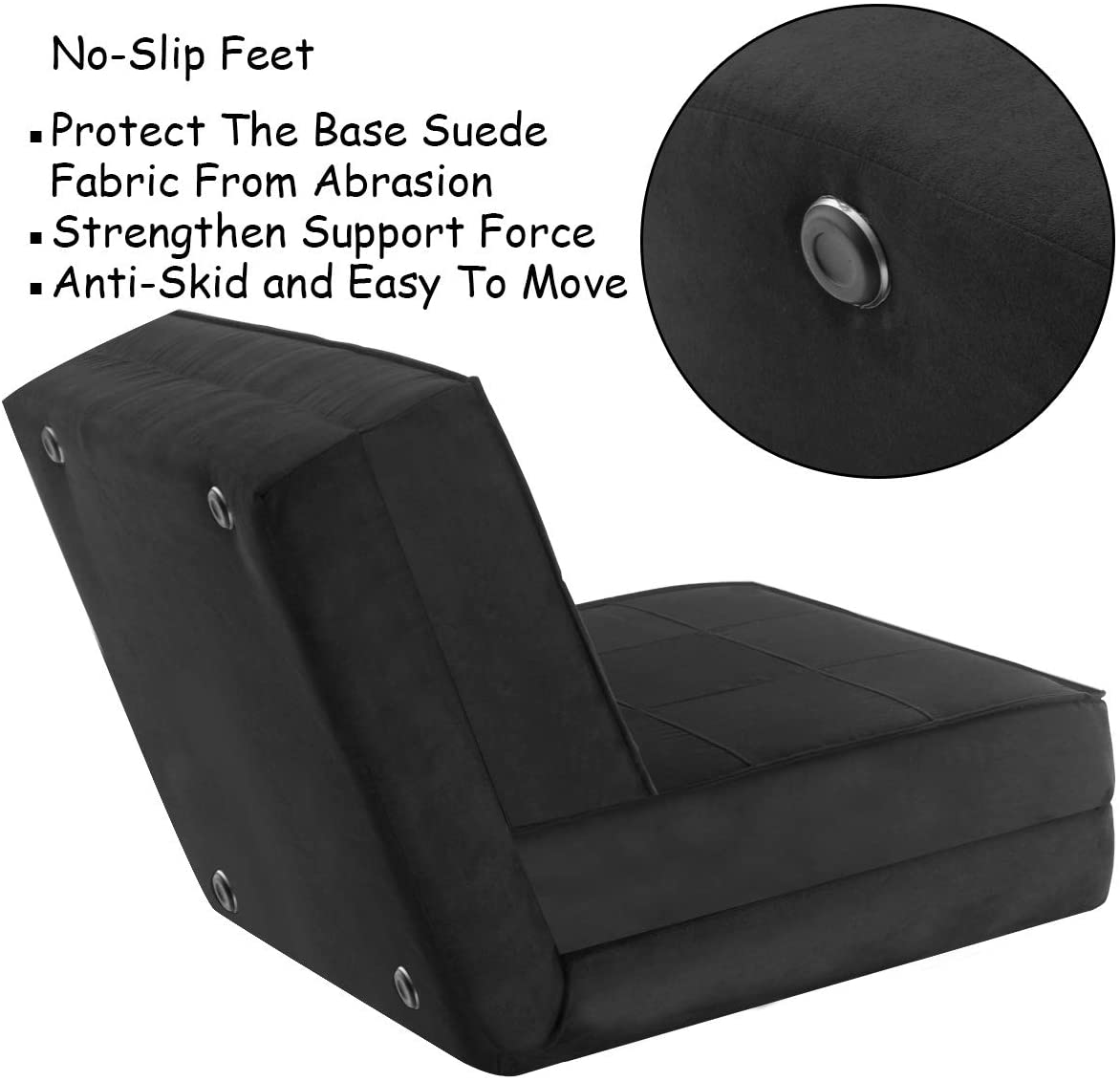 5-Position Adjustable Convertible Flip Chair - Giantexus