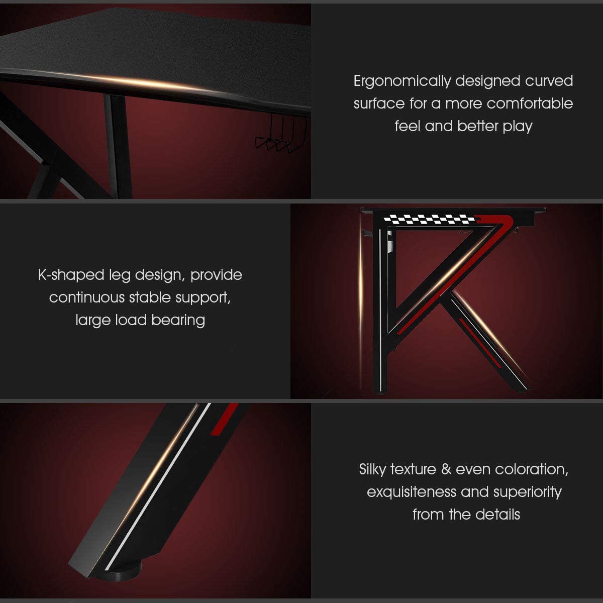 Gaming Desk, E-Sports Computer Desk Table