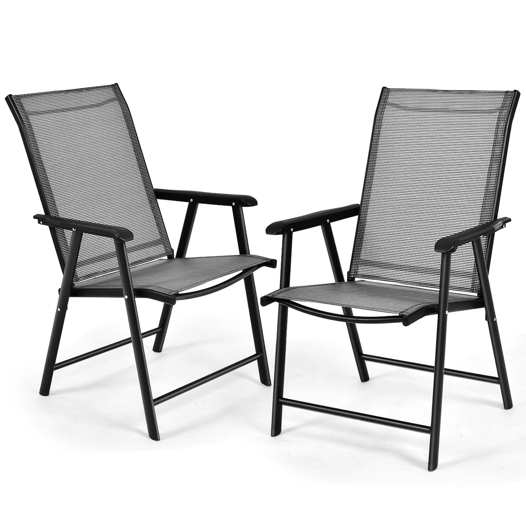 Giantex Patio Dining Chairs, Outdoor Chairs, Portable Folding Chairs