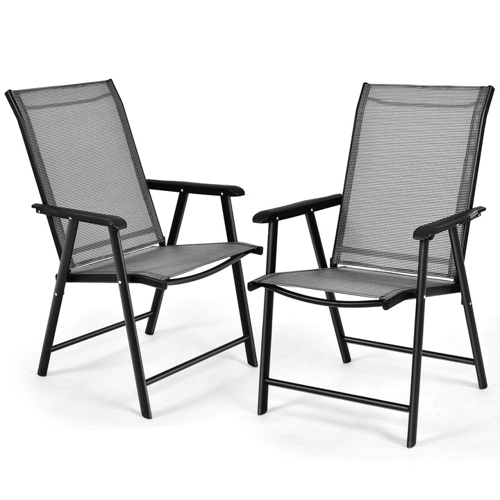 Giantex Patio Dining Chairs, Outdoor Chairs, Portable Folding Chairs