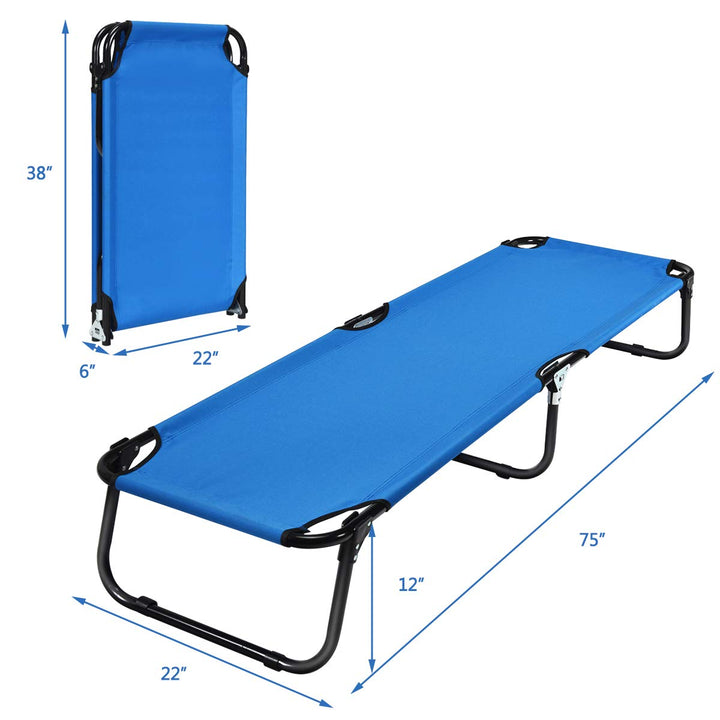 Giantex  Light Weight Camping Bed for Camp Office Sleepover