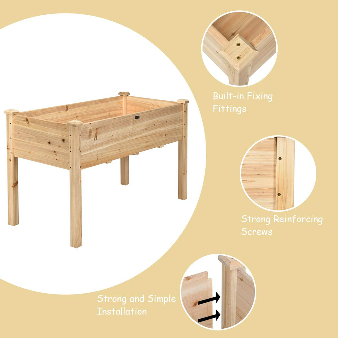 Raised Garden Bed with Legs, 49" L x 23" W x 30" H