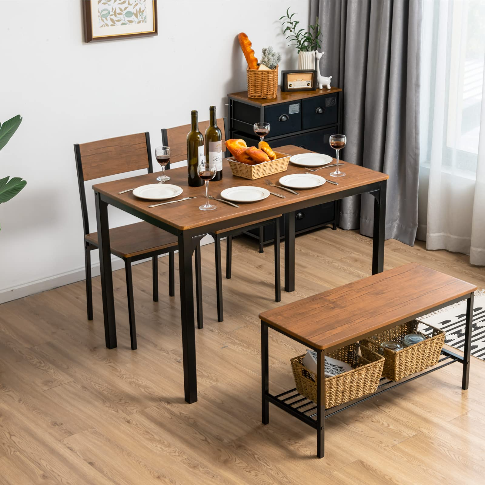 Dining Table Set for 4 - Giantex