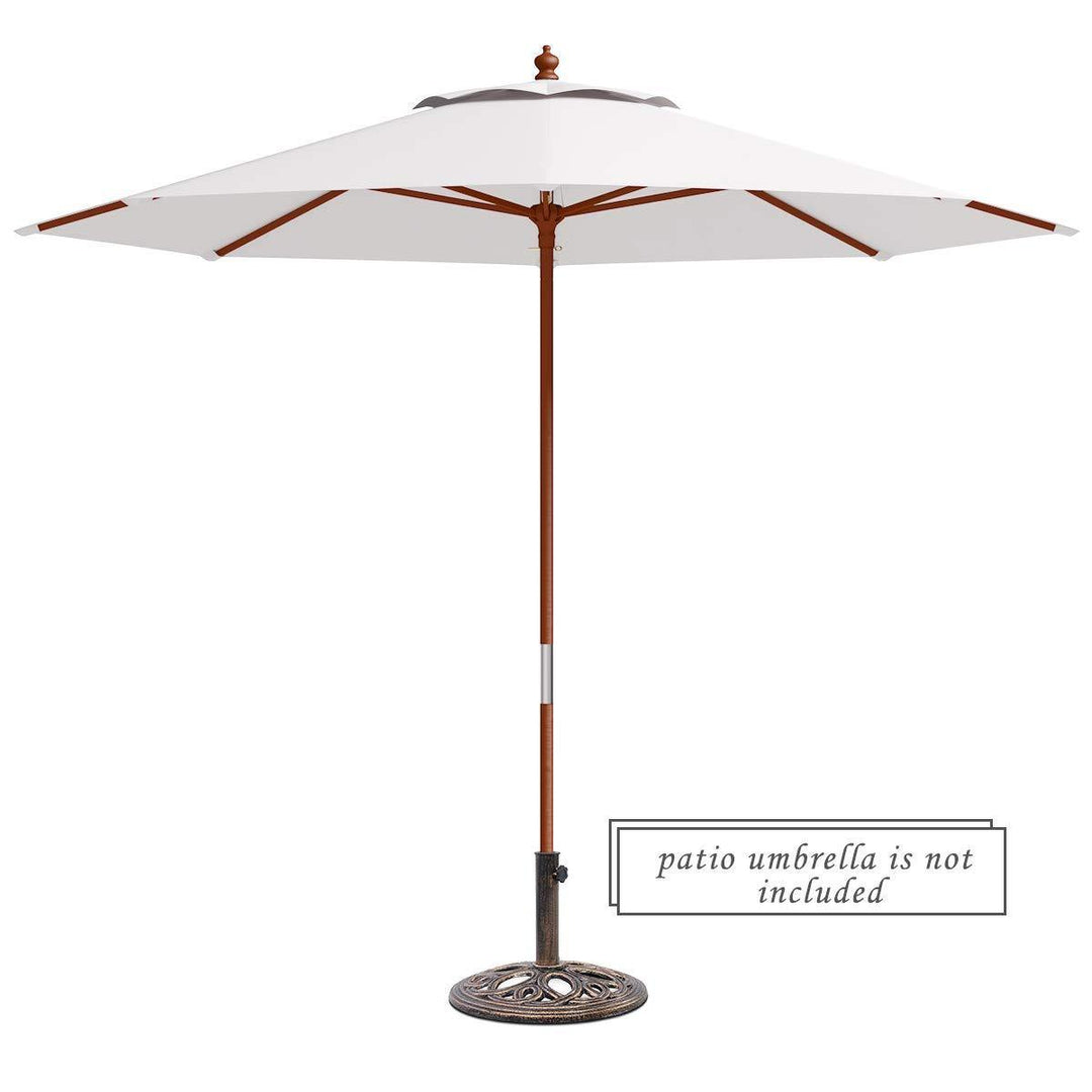 Giantex 18" Round Umbrella Base Stand Cast Iron, 24 lbs - Giantexus