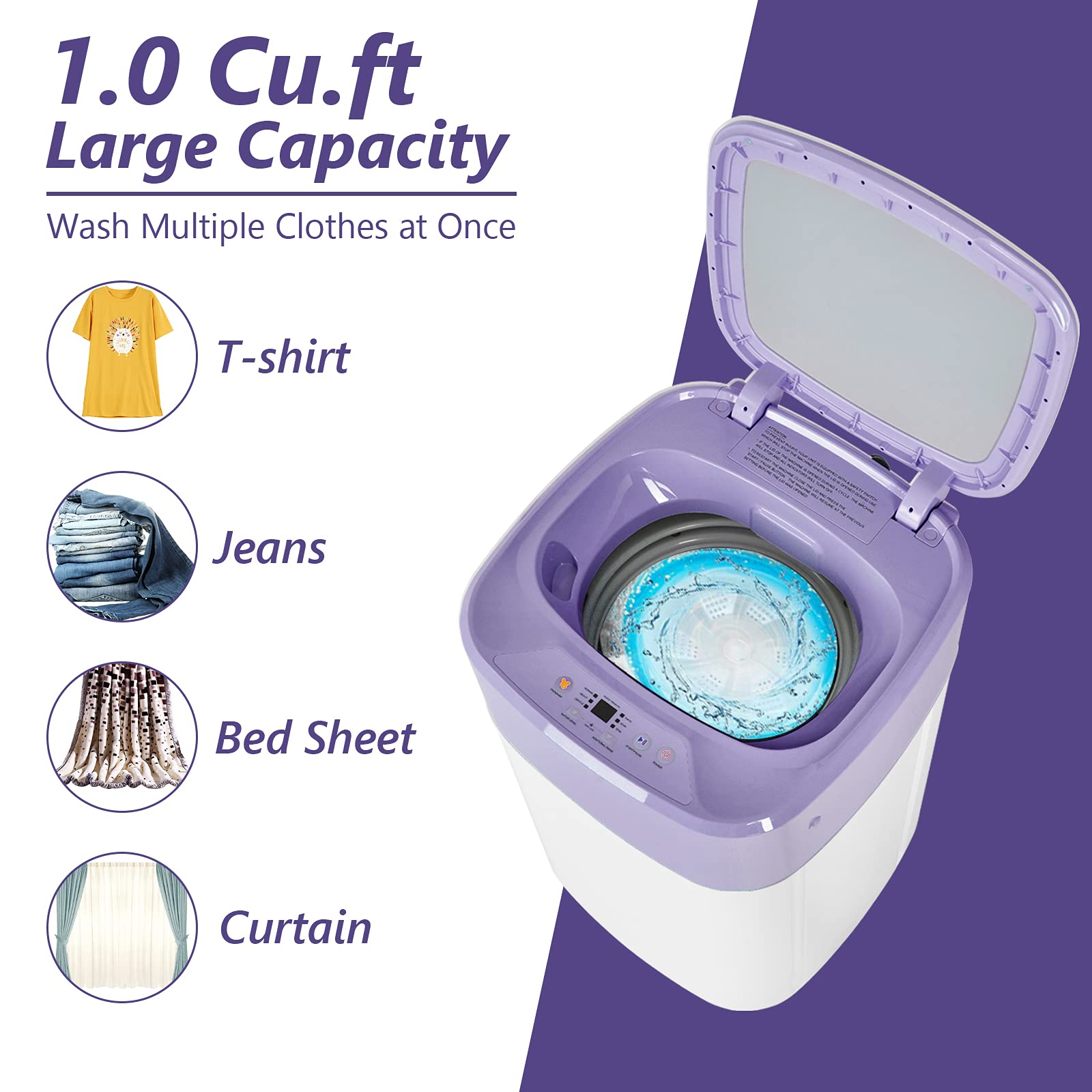 Portable Baby Laundry Washer and Dryer Combo