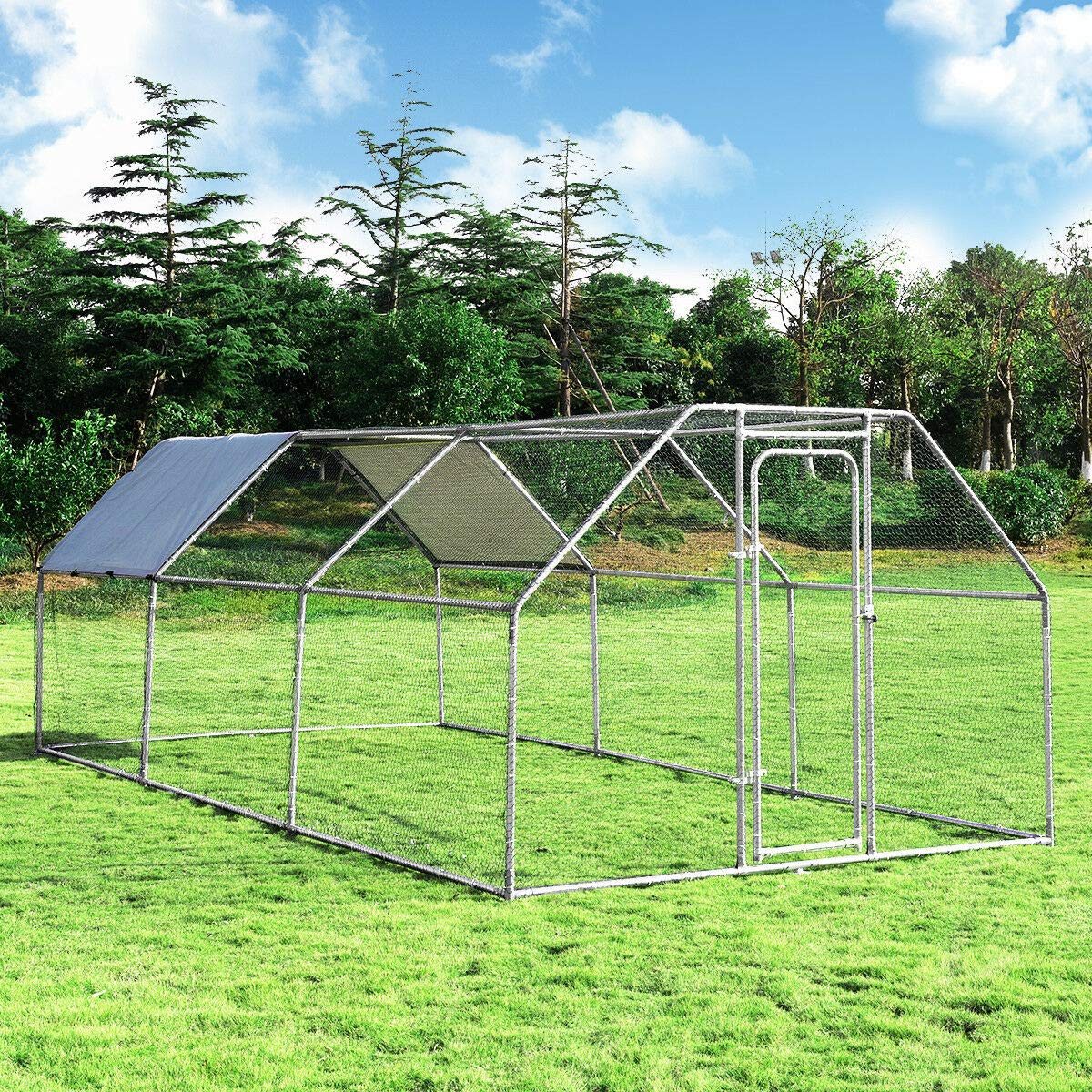 Giantex Large Metal Chicken Coop