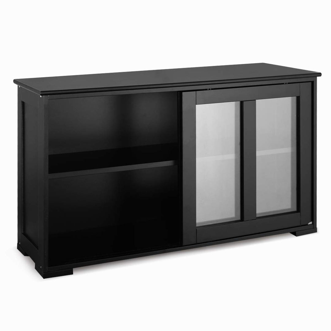 Giantex Buffet Sideboard, Wood Credenza with Sliding Doors