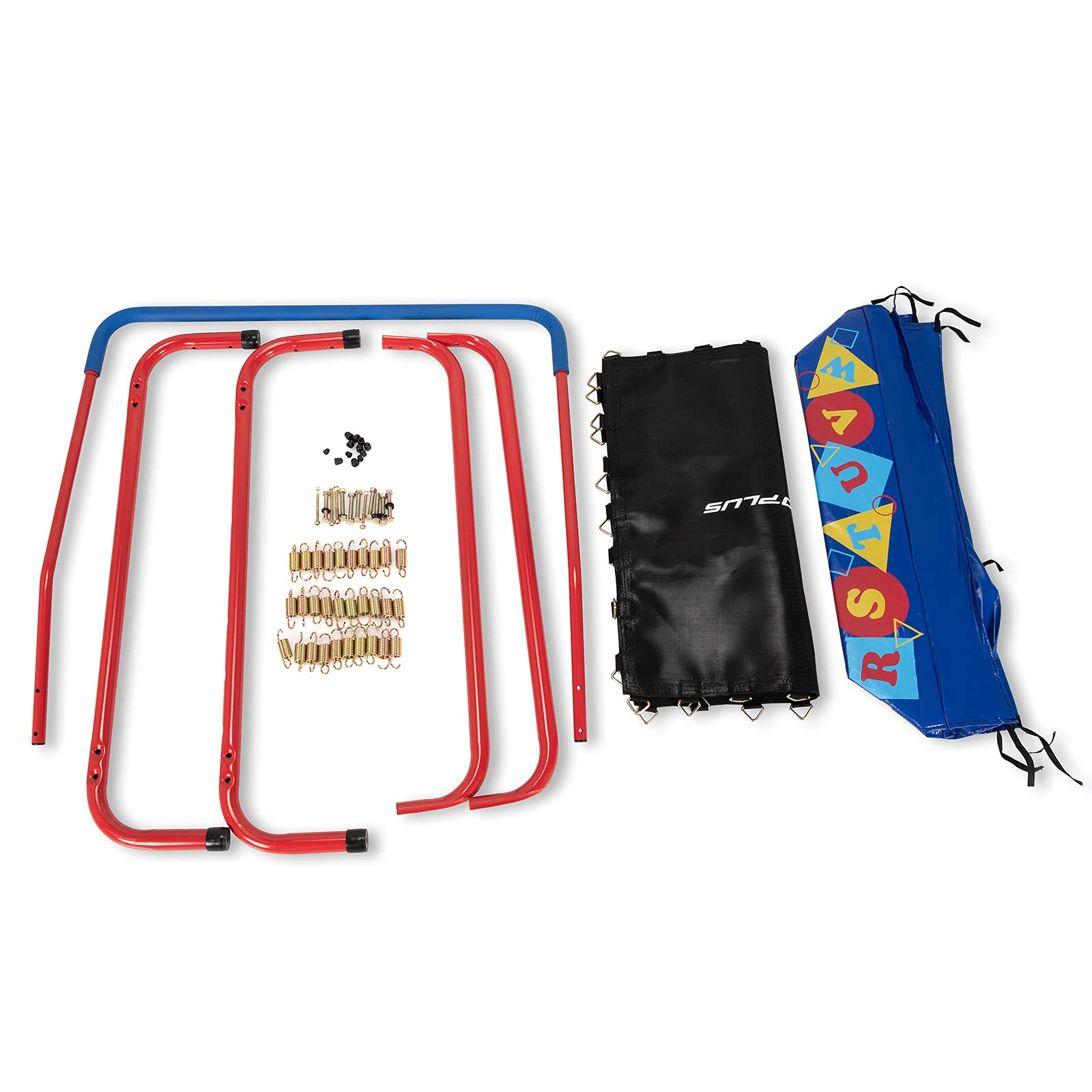 ASTM Approved Square Workout Rebounder Trampoline with Safety Padded Cover