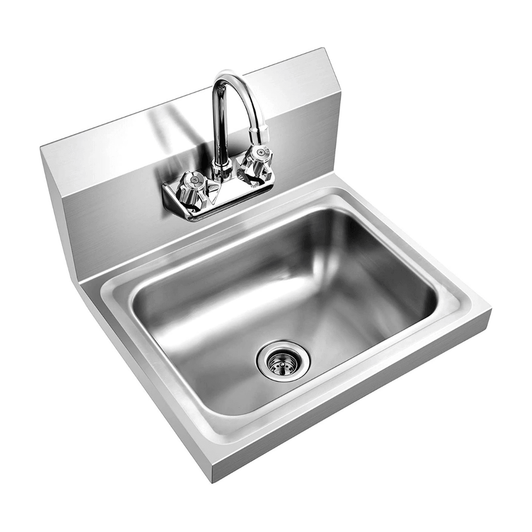 Giantex Stainless Steel Hand Washing Sink, 17" x 15" - Giantexus