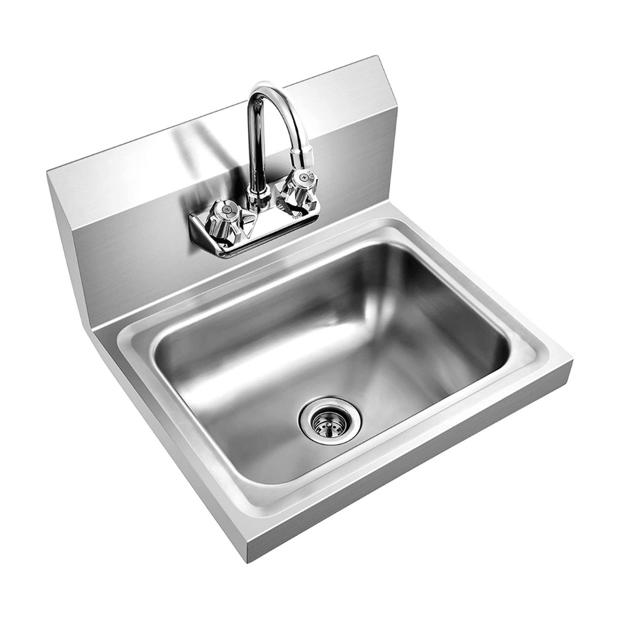Giantex Stainless Steel Hand Washing Sink, 17" x 15" - Giantexus