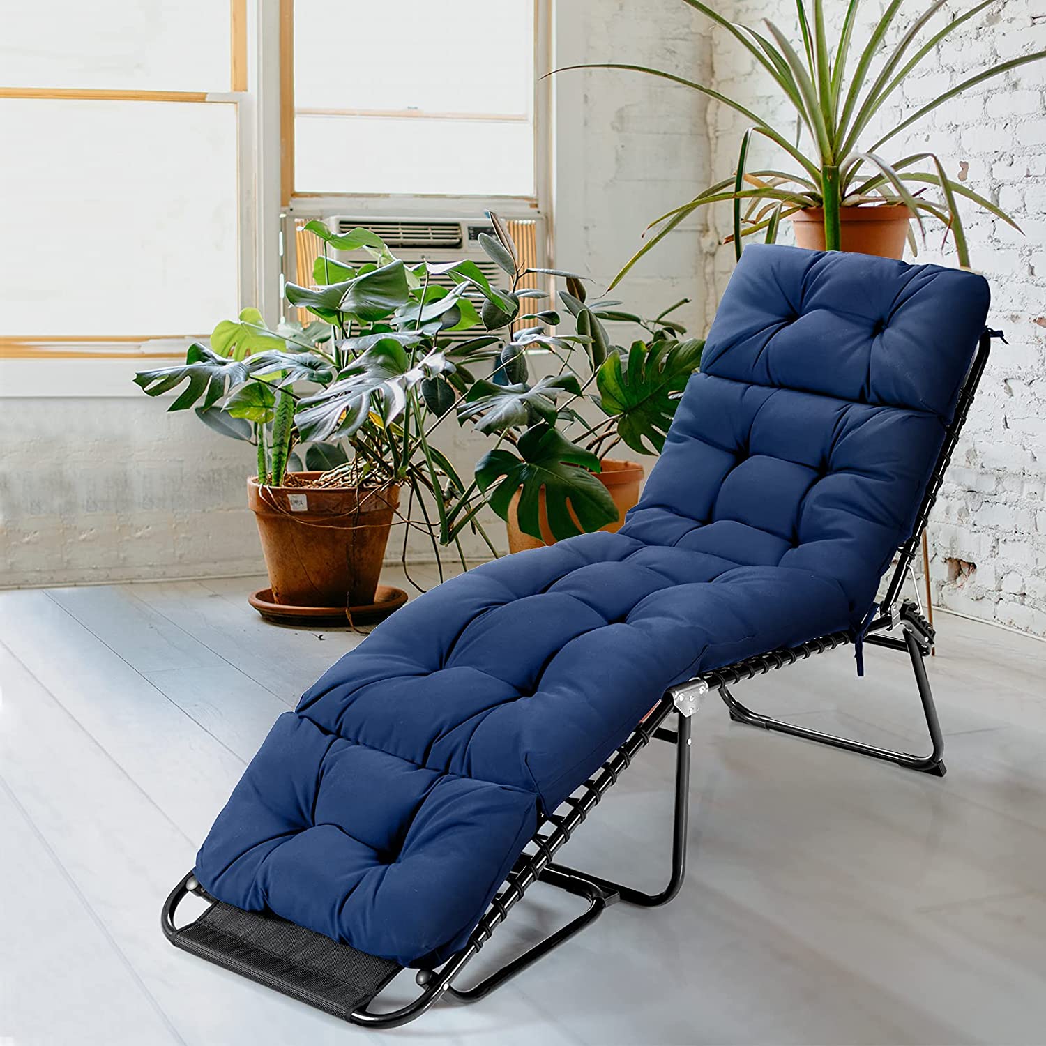 Giantex Set of 1/2/4 Lounge Chair Cushion(73X22X4 Inch)