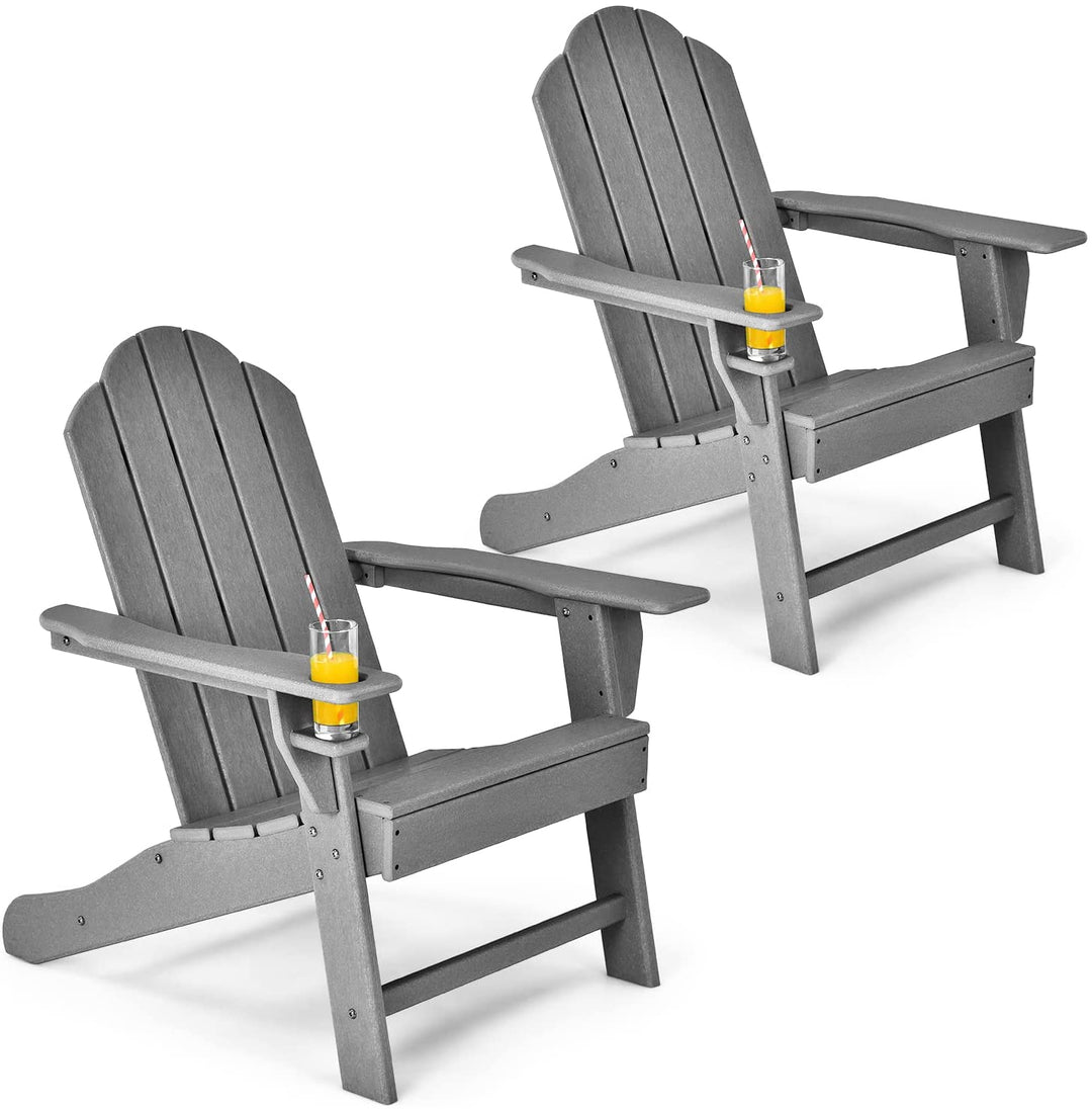 Giantex Adirondack Chair, Grey