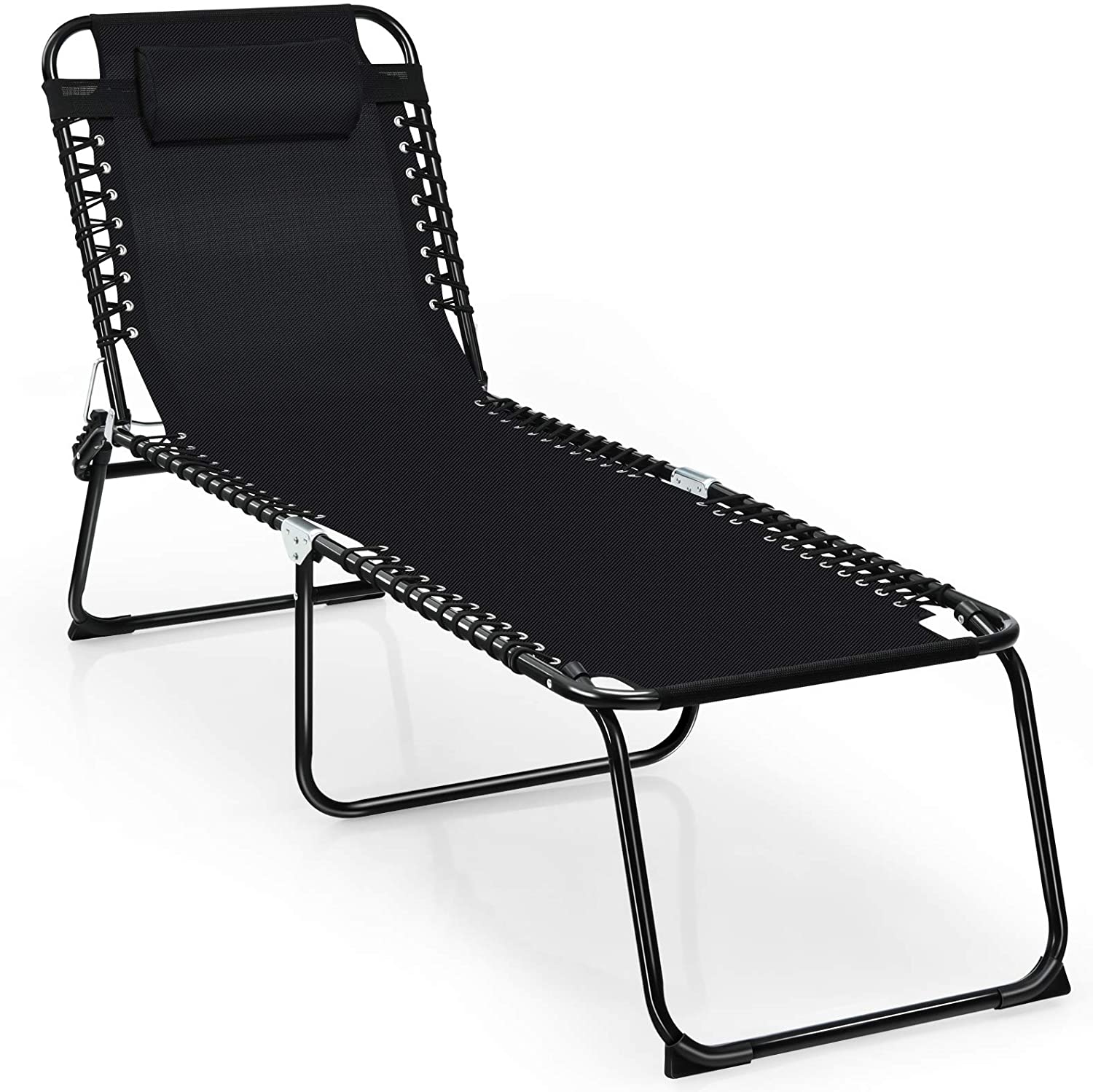 Patio Chaise Lounge Chair Outdoor Beach Chair for Yard