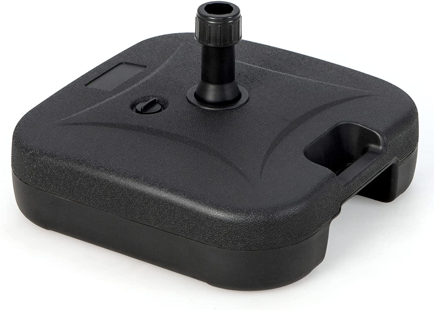 Giantex Fillable Umbrella Base, Water and Sand Filled Umbrella Stand, Fits 1.5" Patio Umbrella Pole