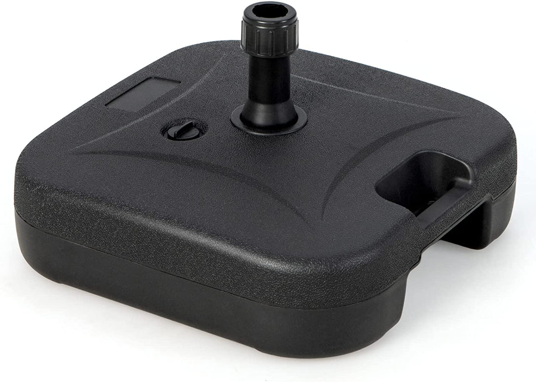 Giantex Fillable Umbrella Base, Water and Sand Filled Umbrella Stand, Fits 1.5" Patio Umbrella Pole