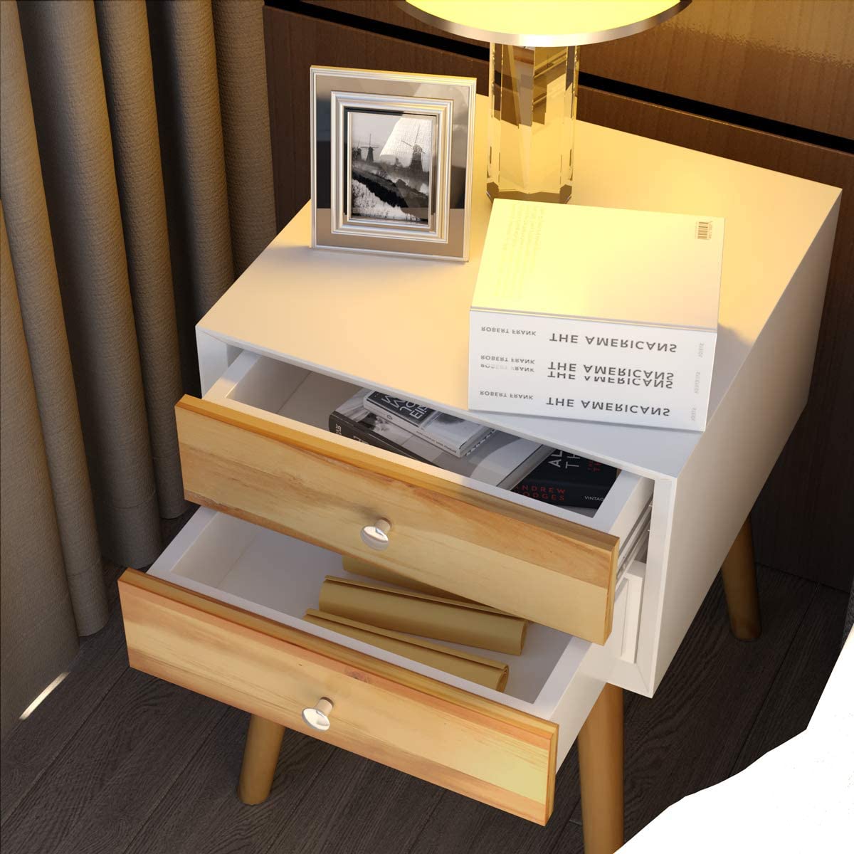 Multipurpose for Bedroom, Living Room Home Furniture Nightstand