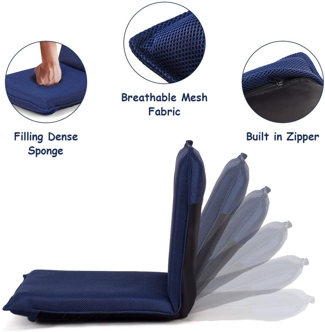 Adjustable Mesh Floor Sofa Chair - Giantexus
