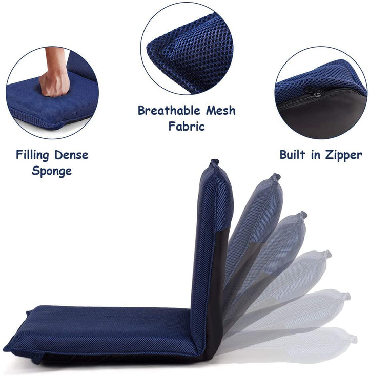 Adjustable Mesh Floor Sofa Chair - Giantexus