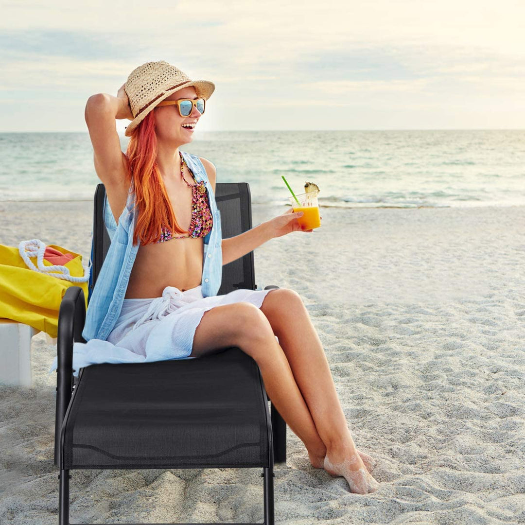 Outdoor Patio Chaise Lounge Chair