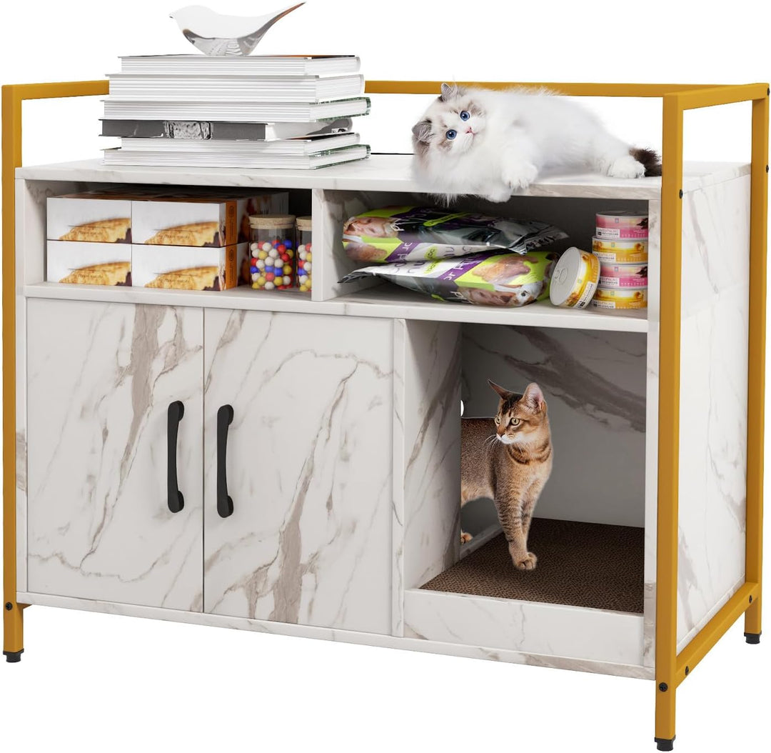 Cat Litter Box Enclosure - Giantex