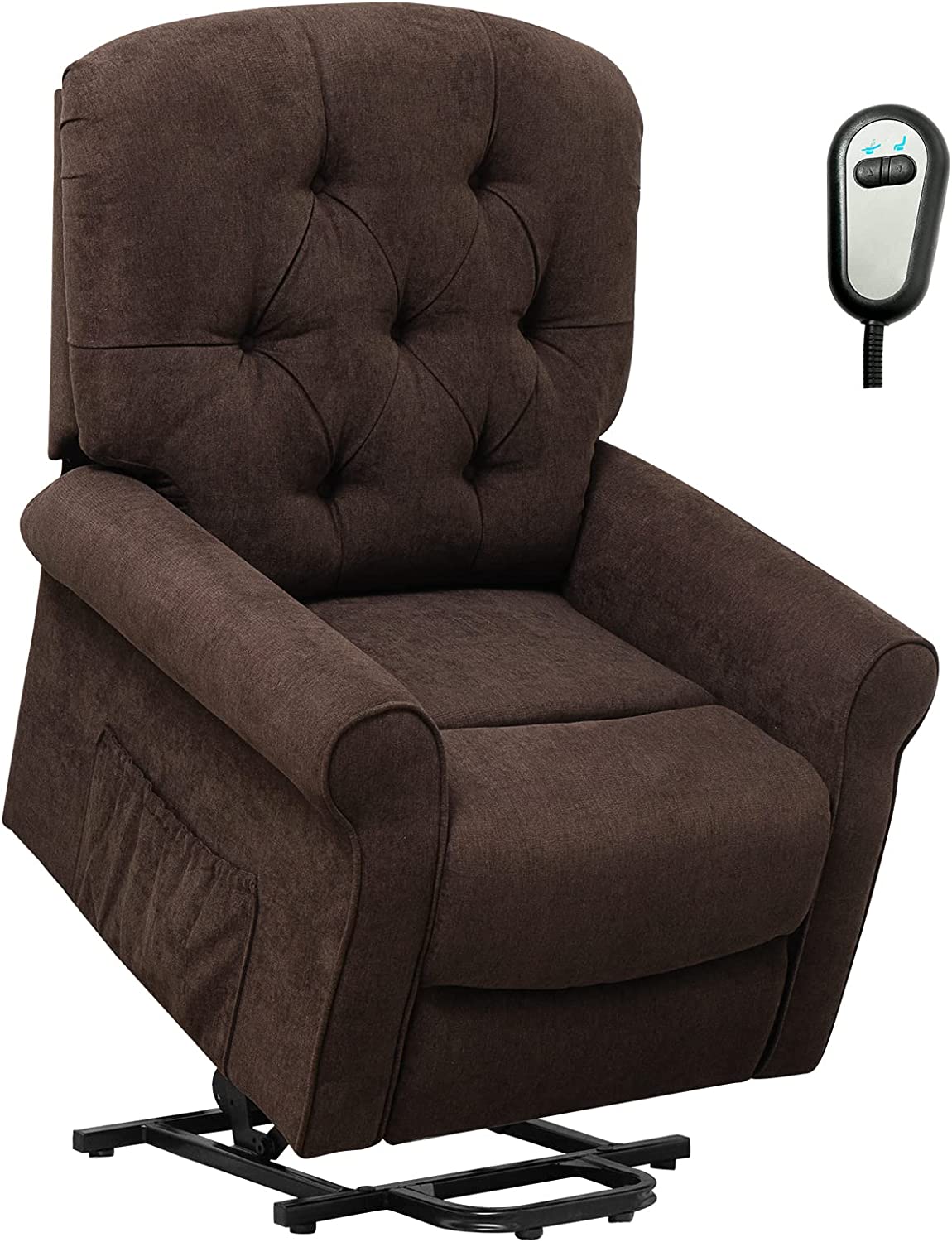 Giantex Power Lift Chair Electric Recliner for Elderly, Adjustable Backrest Footrest