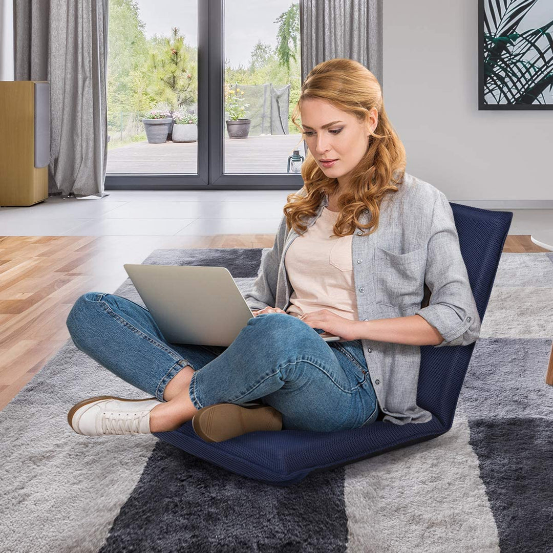 Adjustable Mesh Floor Sofa Chair - Giantexus