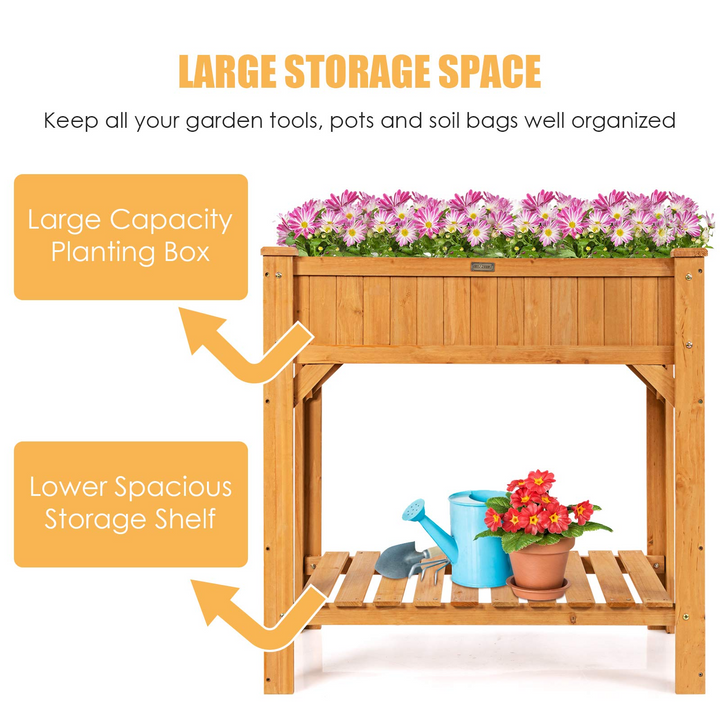 Raised Garden Bed,  36" x 24" x 36" (L x W x H)