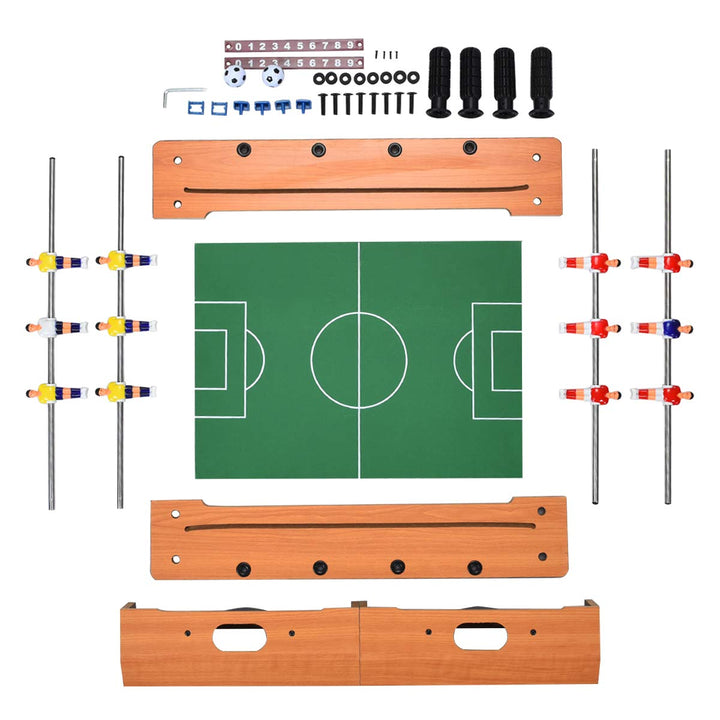 Giantex 20" Easily Assemble Wooden Mini Foosball Table Top w/ Footballs