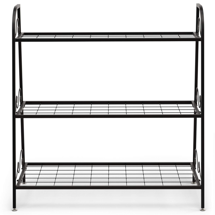 Giantex 3 Tier Metal Plant Stand, Indoor Outdoor Plant Shelf